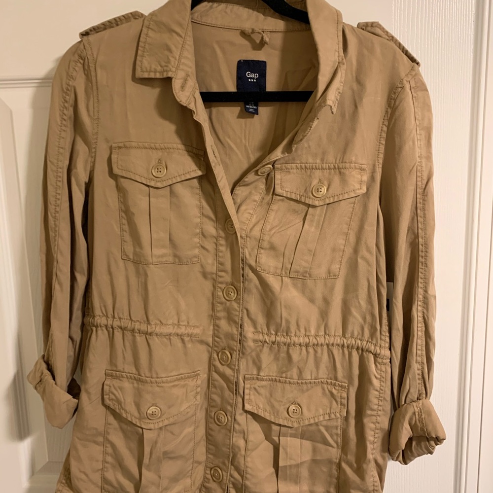 Gap tan utility jacket